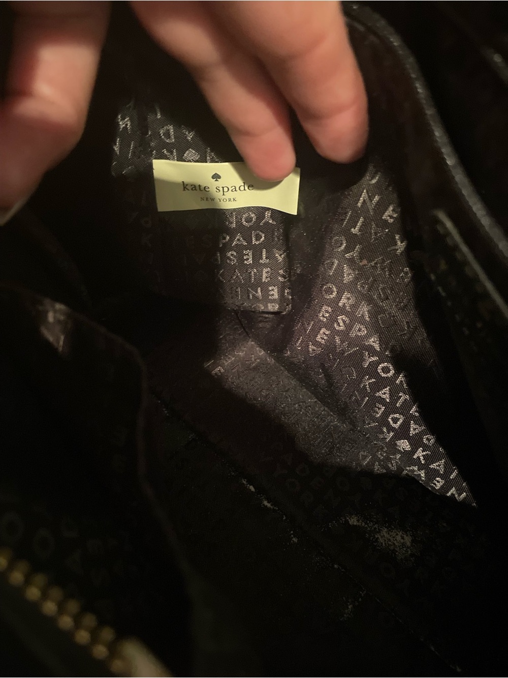 kate spade Black Pebbled Leather Convertible Crossbody Bag - Picture 4 of 9